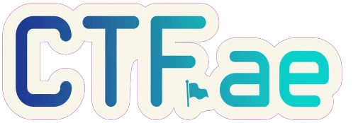 The CTF.ae (outline) sticker